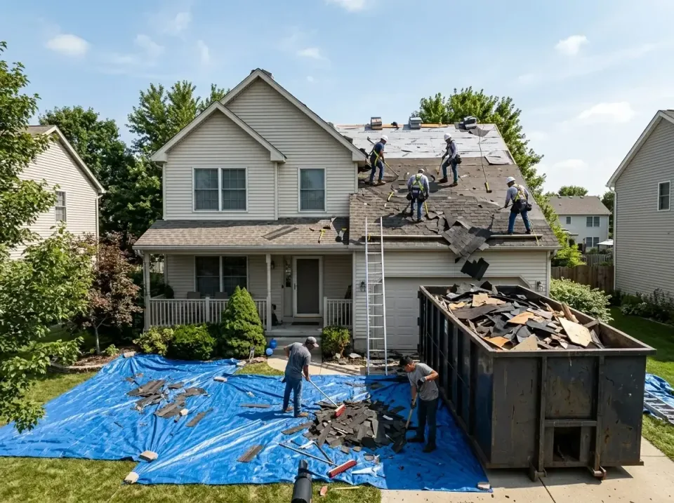 roof-replacement-debris-remova-004 — frequently asked questions, Cheapest Dumpster Rentals in Pana, IL
